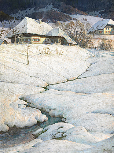 Karl Hauptmann - Winterlandschaft