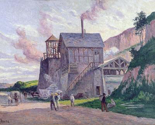 Maximilien Luce - Zementfabrik bei Vermenton