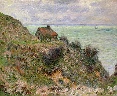 Claude Monet - Zöllnerhaus bei Pourville