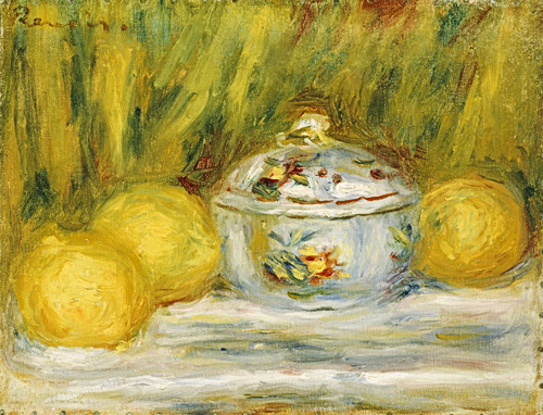 Pierre-Auguste Renoir - Zuckertopf und Citronen