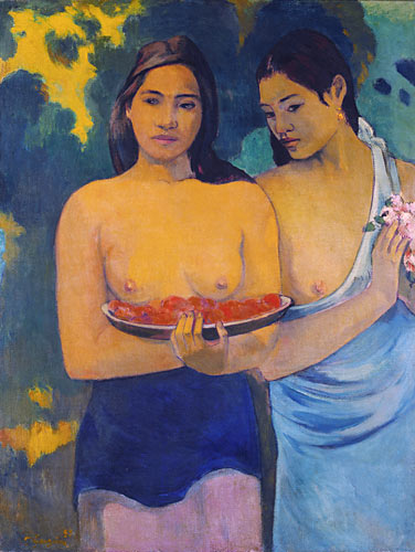 Paul Gauguin - Zwei Frauen von Tahiti
