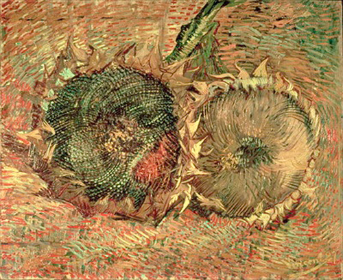 Vincent van Gogh - Zwei geschnittene Sonnenblumen