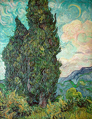 Vincent van Gogh - Zypressen